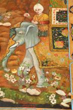 Artist Tomasso Colonnello’s signature on the Wall of Ashok Mandap