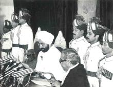Swearing in Ceremony of Gaini Zail Singh as the 7th President of India at Durbar Hall, Rashtrapati Bhavan