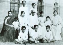 C. Rajagopalachari with his family, Government House, New Delhi