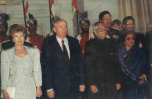 President R. Venkataraman hosting Banquet in honour of President of USSR