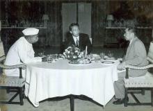 President Dr. Rajendra Prasad with Prime Minister of the People's Republic of China, Zhou Enlai at Rashtrapati Bhavan