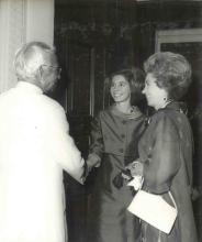 President Dr. Radhakrishnan with Queen Frederica, Queen Mother of Greece and Princess of Irene
