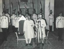 Swearing in Ceremony of Vice President, Shri. G.S. Pathak at Rashtrapati Bhavan