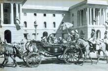 President Dr. Rajendra Prasad arriving In State to attend the Republic Day Parade