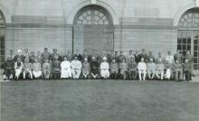President Dr. Rajendra Prasad with the Governors and Rajpramukhs during the Annual Conference