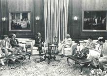 President R. Venkataraman meeting Parliamentary delegation from Federal Republic of Germany