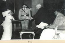 President V.V. Giri presenting Nursing Awards