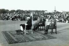 President Dr. Rajendra Prasad witnessing ‘Beating Retreat’ ceremony