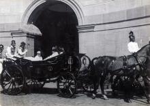 President Shri Fakhruddin Ali Ahmed arriving at Rashtrapati Bhavan