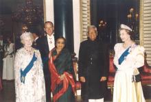 President R. Venkataraman on a State Visit to United Kingdom