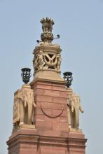 Elephants sculpted by Charles Sargeant Jagger