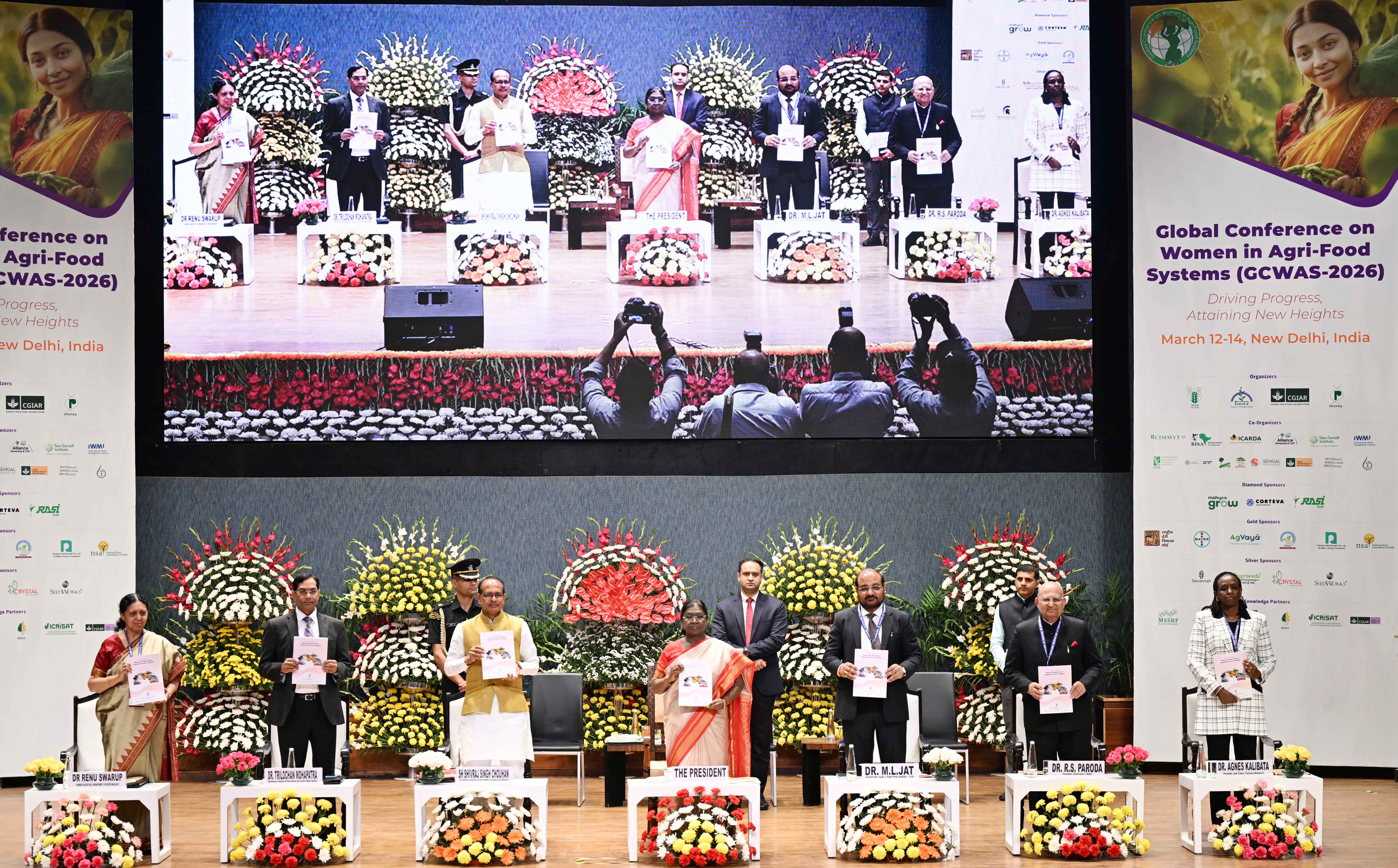 President Droupadi Murmu graces the the inaugural session of the Global Conference on the Roll of Women in Agri Food System (GCWAS-2026) on 12 Mar 2026