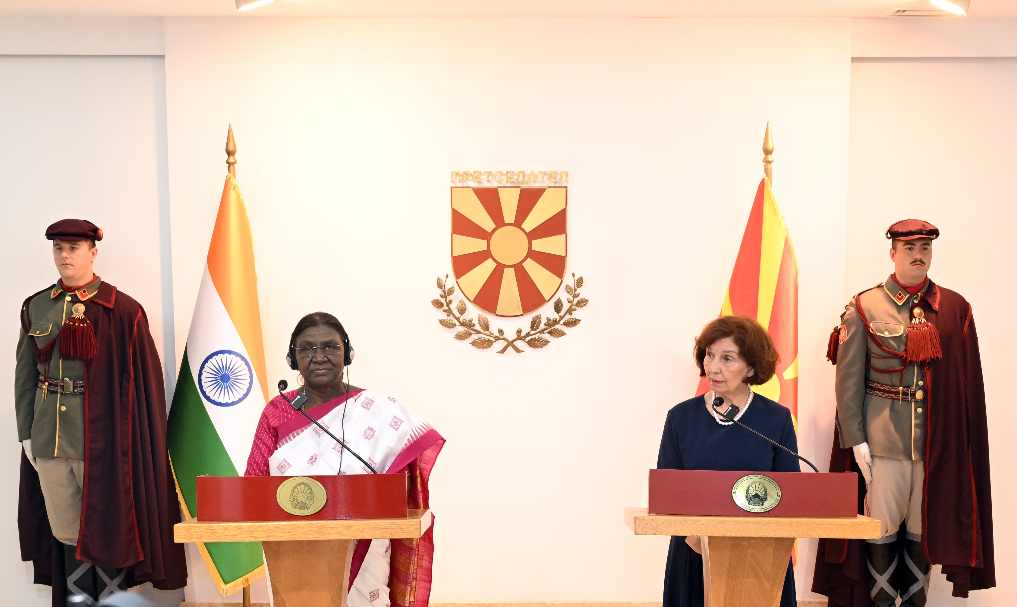 Press Statement by President Droupadi Murmu and President Gordana Siljanovska Davkova of North Macedonia on July 21, 2026