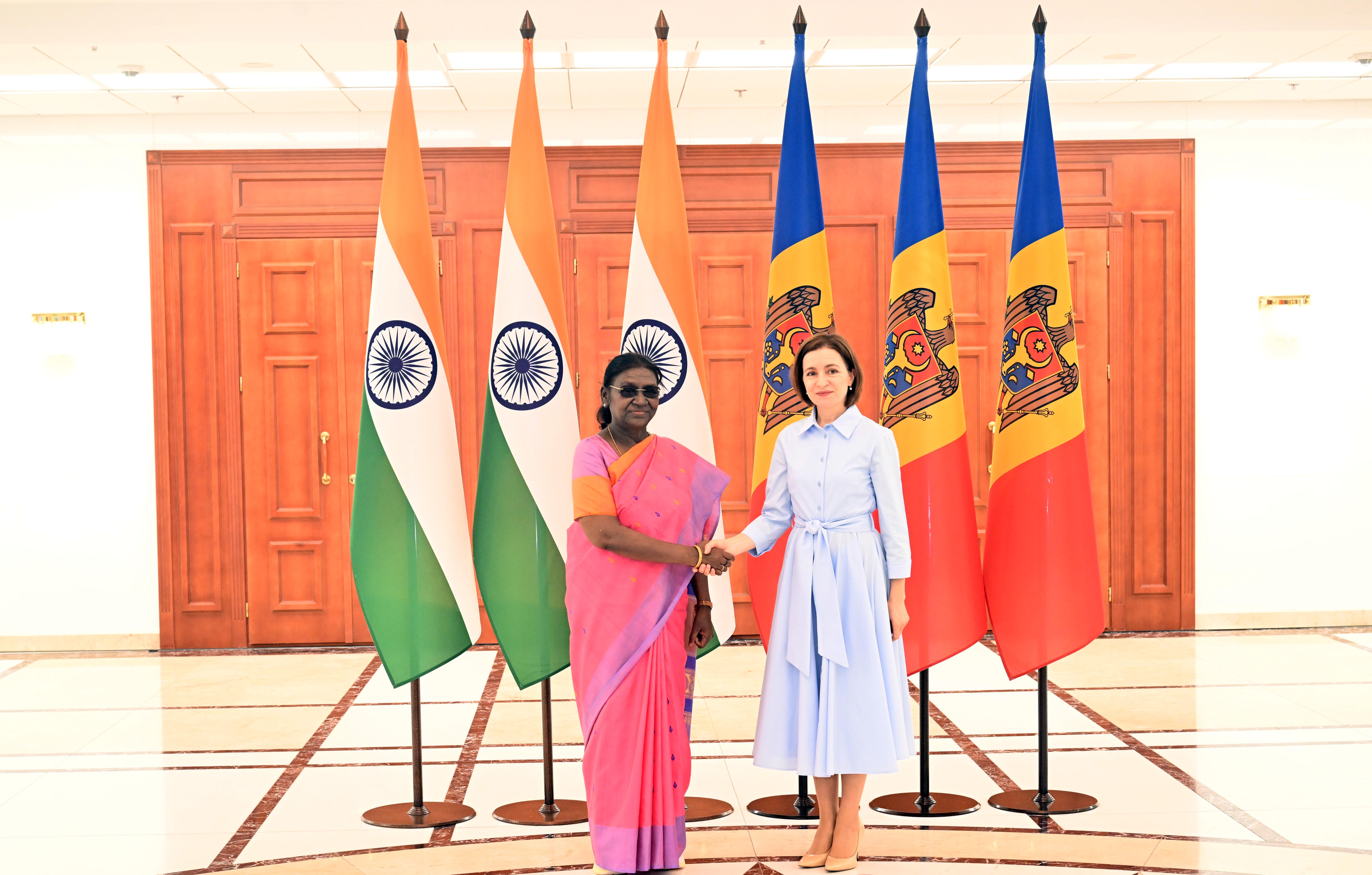 Press Statement by President Droupadi Murmu and President Maia Sandu of Moldova on July 20, 2026