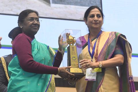 President Droupadi Murmu presents National Energy Conservation Award