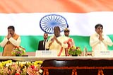 President addressing the closing ceremony of Diamond Jubilee celebrations of IIT Delhi at New Delhi on September 3, 2022. 14_sk2_8715