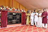 President addressing during the inauguration of Integrated Cryogenic Engine Manufacturing Facility of Hindustan Aeronautics Li. 26_vg50941