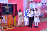 President laying the foundation stones for various projects of Government of Gujarat and Ministry of Ports, Shipping and Water. 36_inauguration_of_projects_3