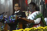 President-elect takes the oath of office and assumes the Office of the President of India at a swearing-in-ceremony in the Cen. 3_sk3_465