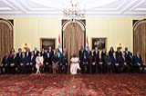 President with the Heads of Delegations of the United Nations Security Council's Counter Terrorism Committee (CTC) at Rash. 50_gsr_6908