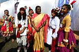 President during her visit to Jharkhand and Madhya Pradesh on November 16, 2022. 57_vg55745