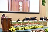 President addressing the National Energy Conservation Awards, National Energy Efficiency Innovation Awards and National Painti. 74_gsr_4452