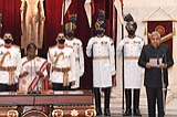 President of India administered the Oath of Office to the Vice President of India Shri Jagdeep Dhankhar at Rashtrapati Bhavan . 8_sk3_5165
