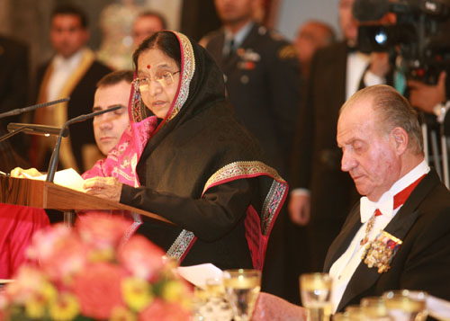 Speech by Her Excellency the President of India, Shrimati Pratibha Devisingh Patil, at the State Banquet Hosted by Their Majesties, King Juan Carlos I and Queen Sofia of Spain