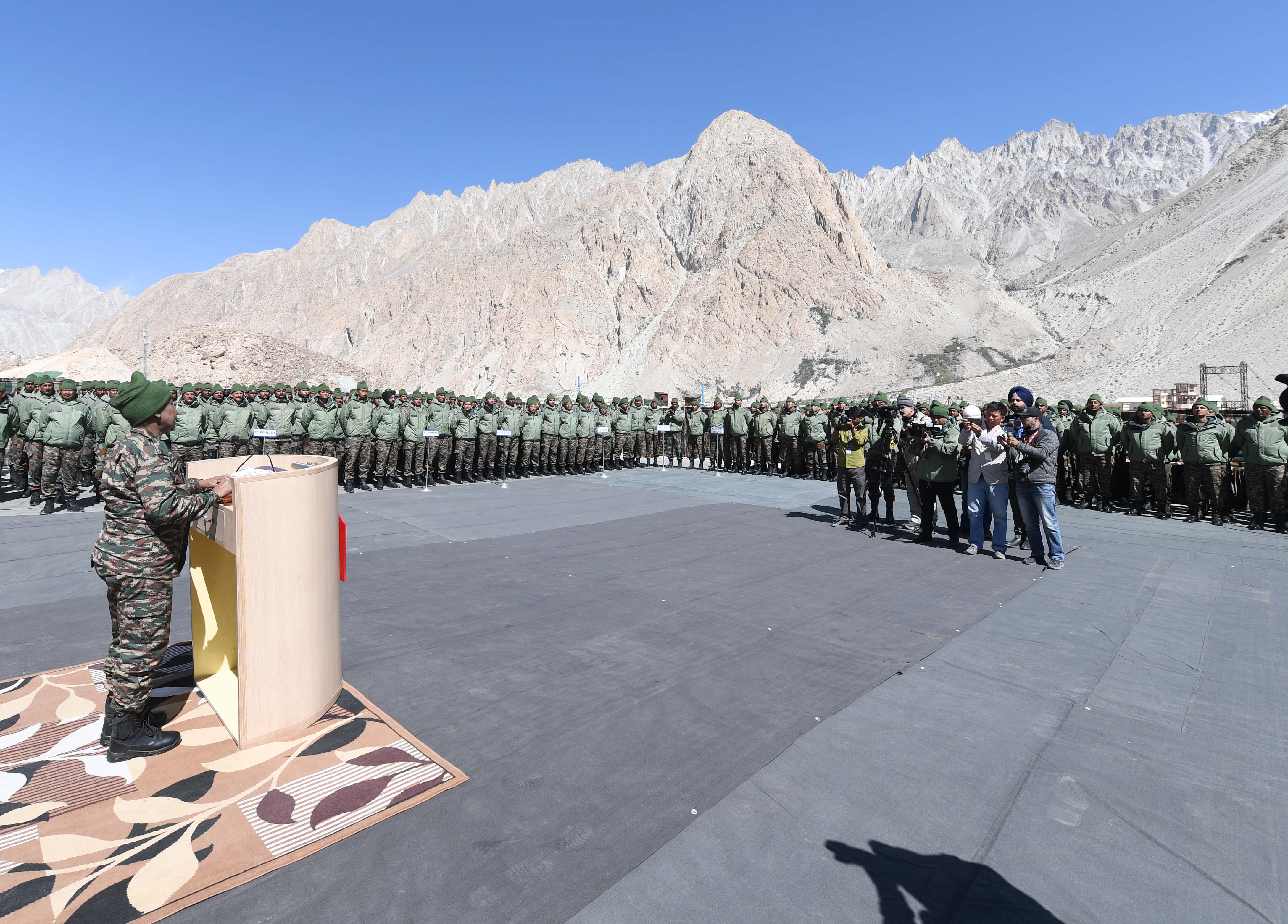 भारत की राष्ट्रपति, श्रीमती द्रौपदी मुर्मु का Siachen Base Camp में संबोधन (HINDI)