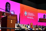 President addressing the valedictory session of the 17th Pravasi Bharatiya Divas Convention at Indore in Madhya Pradesh on Jan... vg53315.jpeg