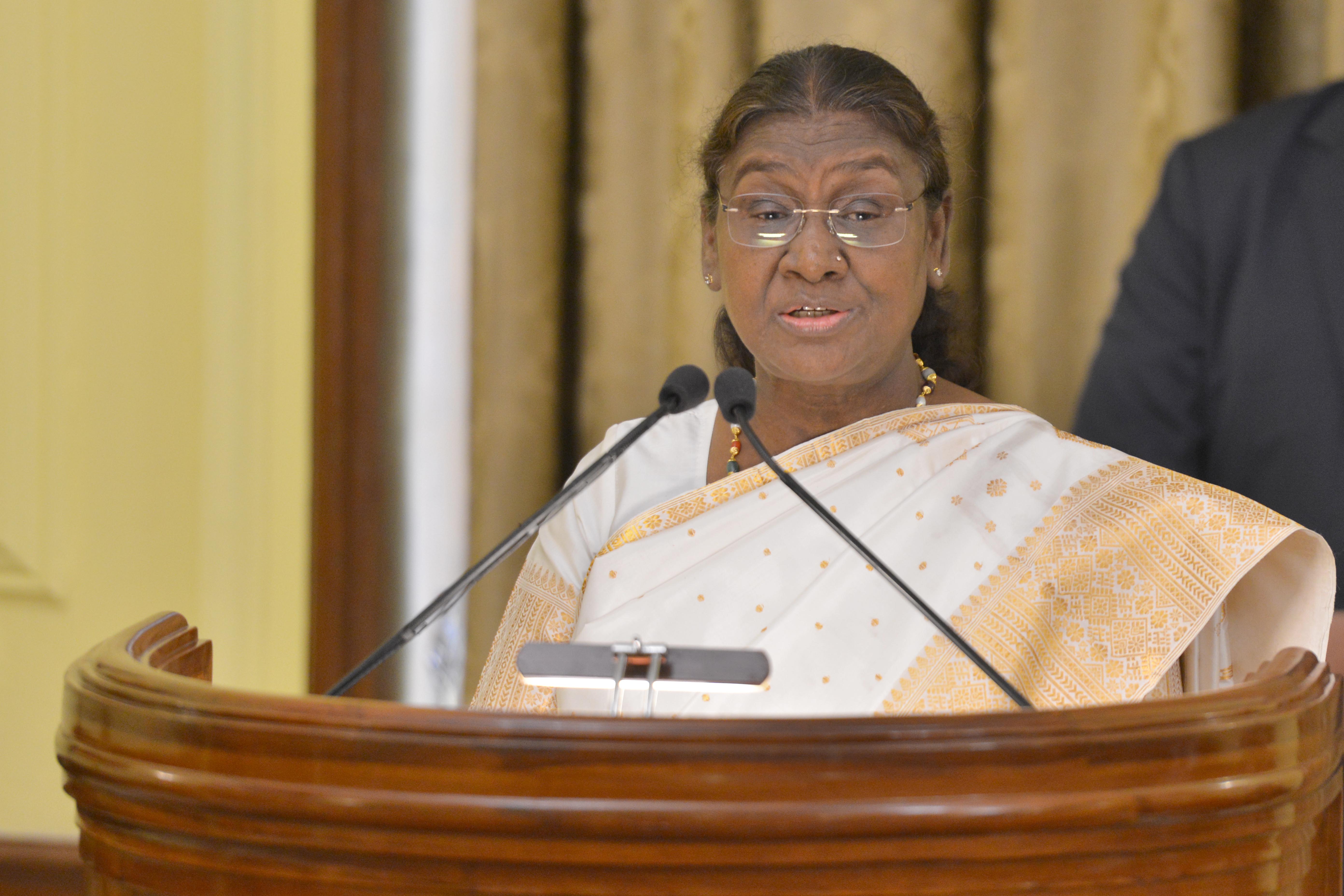 ADDRESS BY THE HON’BLE PRESIDENT OF INDIA, SMT. DROUPADI MURMU ON THE OCCASION OF CALL ON BY THE PROBATIONERS OF INDIAN FOREIGN SERVICE 2023 BATCH