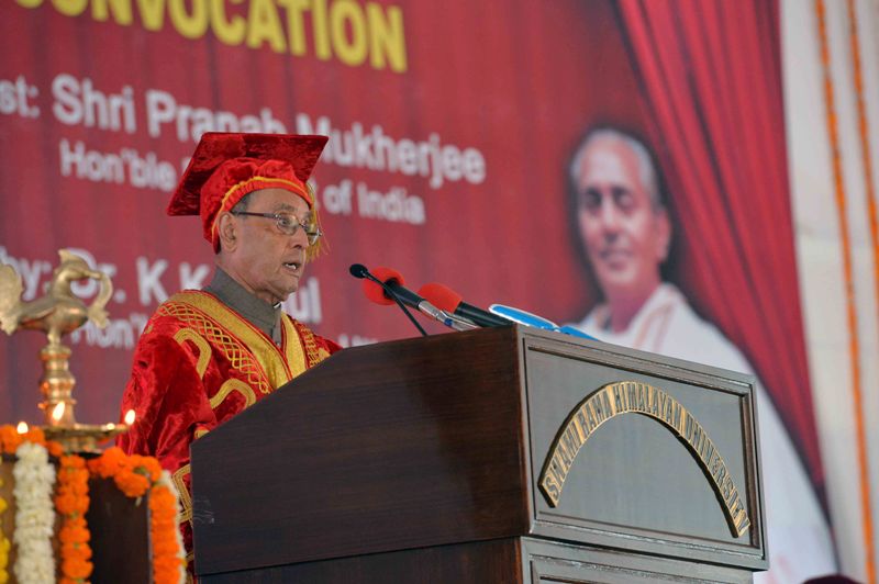 Speech by the President of India, Shri Pranab Mukherjee at First Convocation of Swami Rama Himalayan University