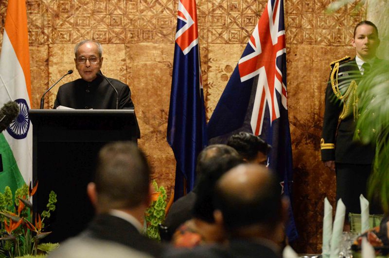 Speech by the President of India, Shri Pranab Mukherjee at the Banquet Hosted in His Honour by the Governor General of New Zealand, H.e. Lieutenant General the Right Honourable Sir Jerry Mateparae