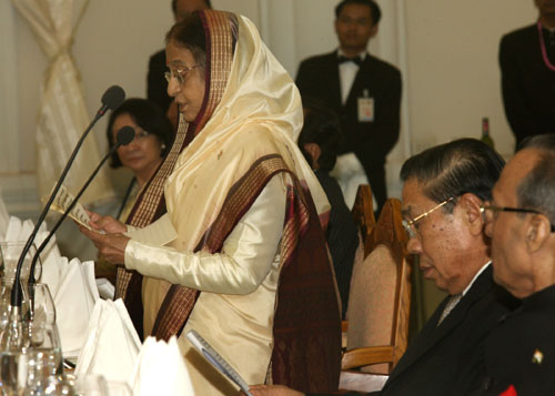 Speech by Her Excellency the President of the Republic of India, H.E. Smt. Pratibha Devisingh Patil at the Banquet Hosted by the President of the Lao People's Democratic, Republic, H.E. Mr. Choummaly Sayasone in Vientiane at Laos 10-09-210
