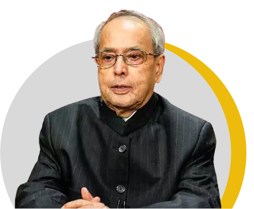 Former President Of India Shri Pranab Mukherjee On The Occassion Of 10'th