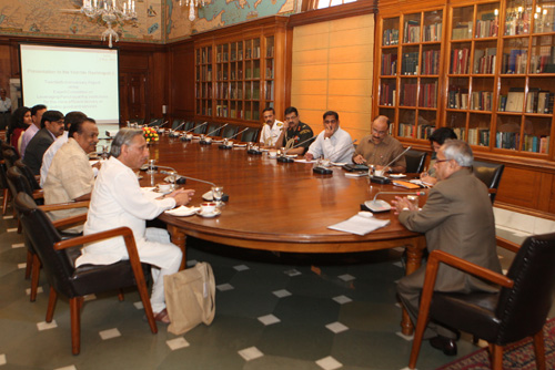 Expert Committee On Leveraging Panchayat Raj Institutions Call On President 1