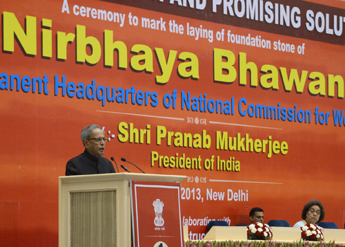 President Lays The Foundation Stone Of Nirbhaya Bhawan 3