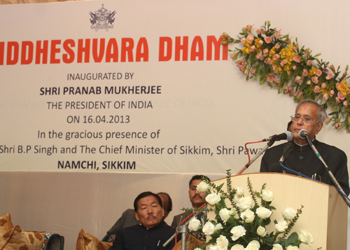 President Inaugurates Siddeshwara Dham