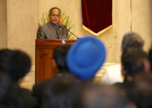 The Indian Administrative Service Probationers of 2012 Batch Call on the President