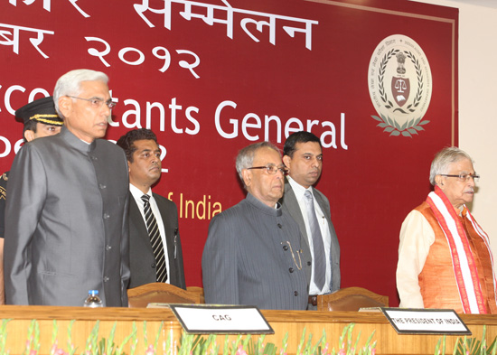 The President of India, Shri Pranab Mukherjee at the Inauguration of the XXVI Accountants' General Conference at New Delhi on October 08, 2012.