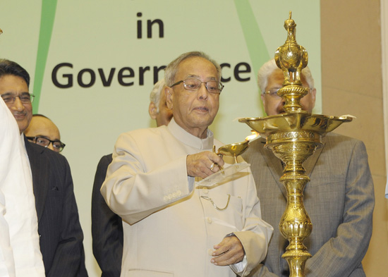 The President of India, Shri Pranab Mukherjee inaugurating the 'All India Lokayukta Conference - 2012' at New Delhi on November 2, 2012.