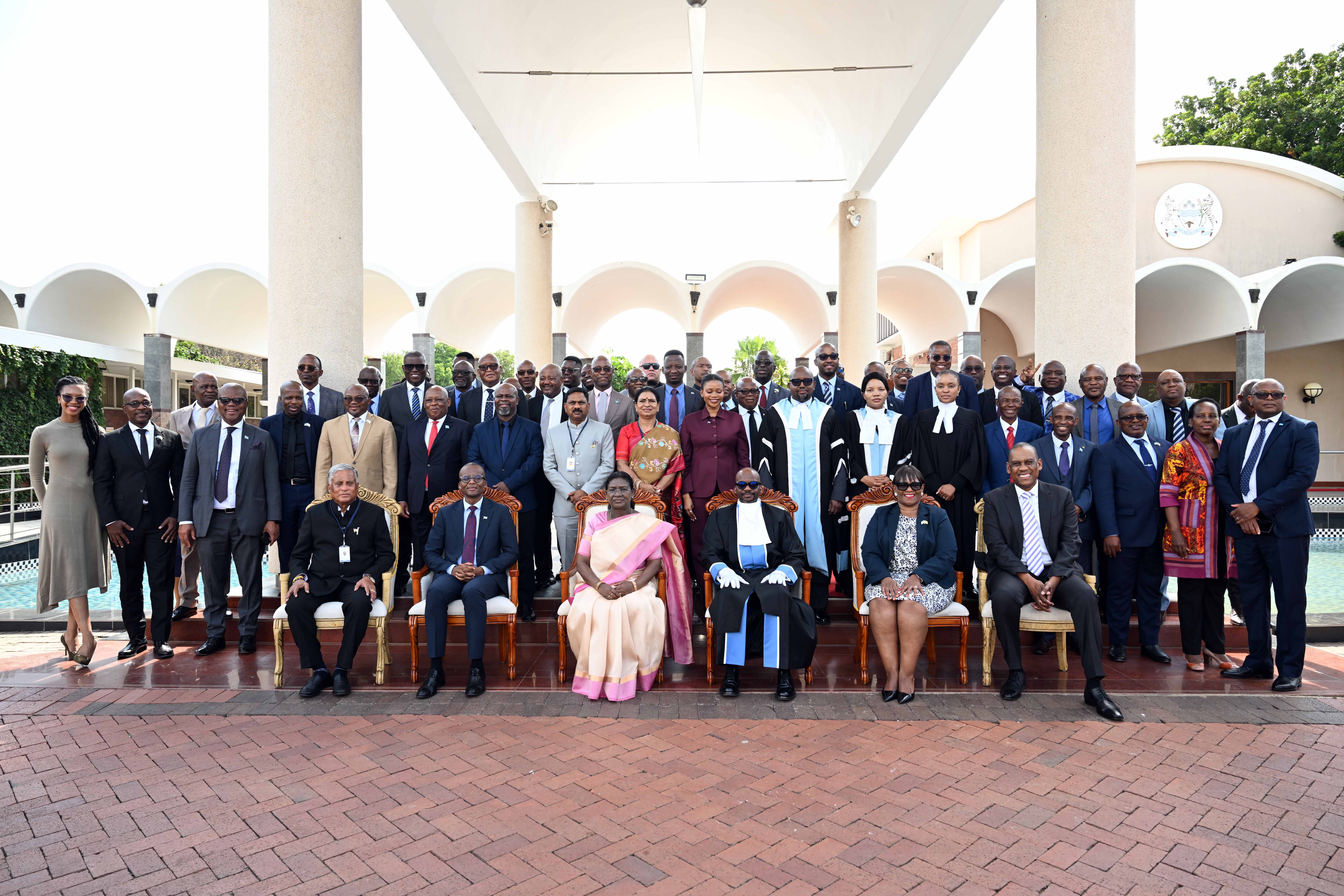 The President of India, Smt Droupadi Murmu visited the National Assembly of Botswana at Gaborone on November 12, 2025.