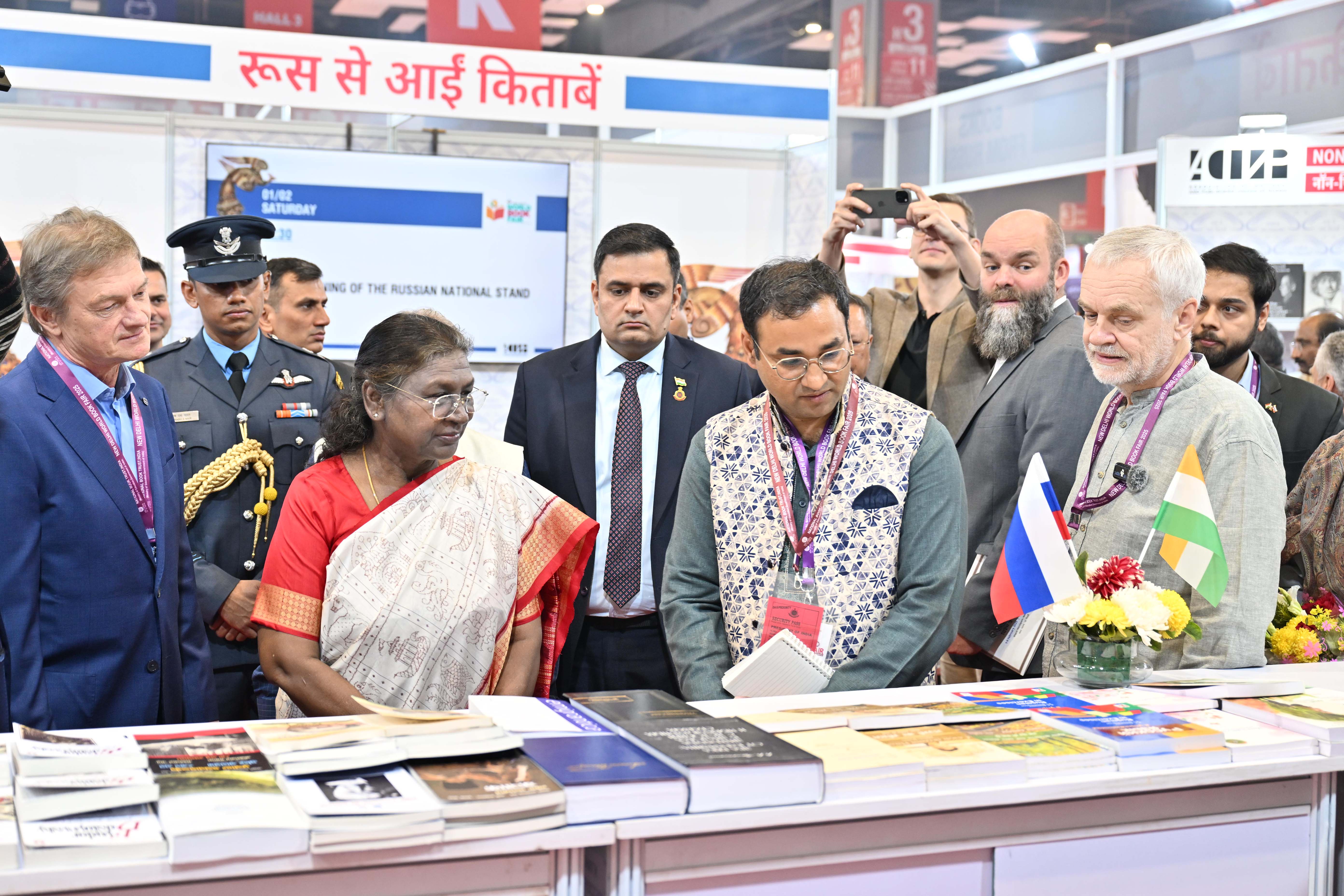 The President of India, Smt Droupadi Murmu inaugurated New Delhi World Book Fair 2025 in New Delhi on February 1, 2025.