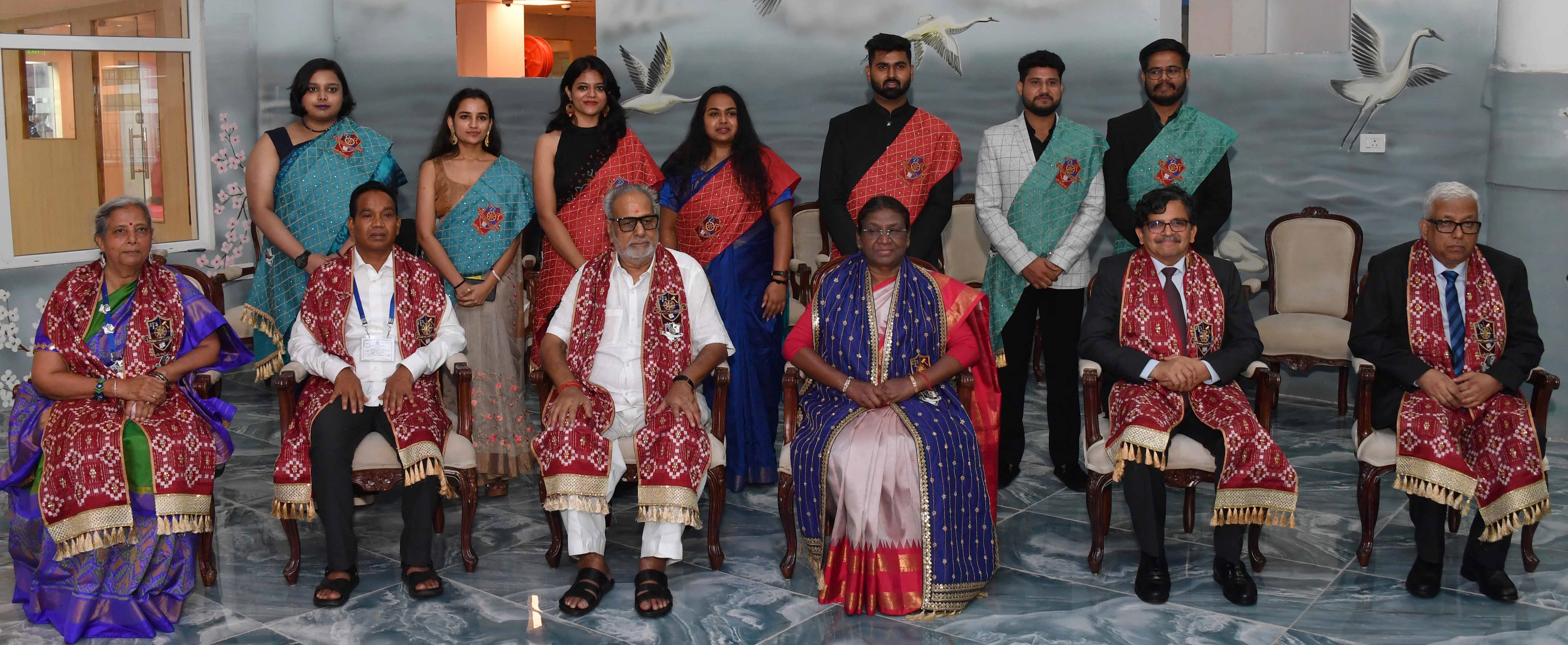 The President of India, Smt Droupadi Murmu graced and addressed the convocation of National Law University Odisha at Cuttack on July 26, 2023.