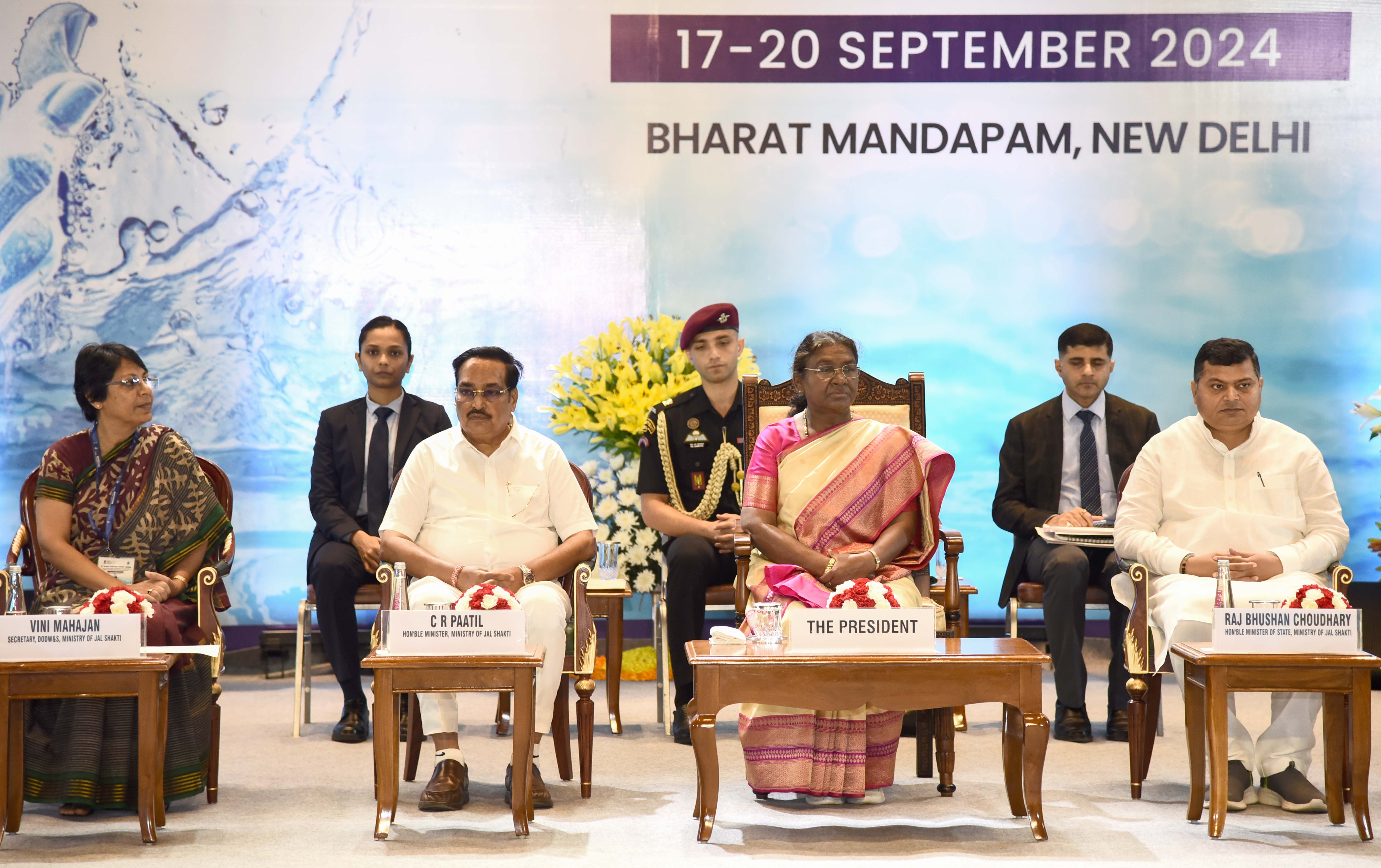 The President of India, Smt Droupadi Murmu inaugurated the 8th India Water Week on September 17, 2024 in New Delhi. 