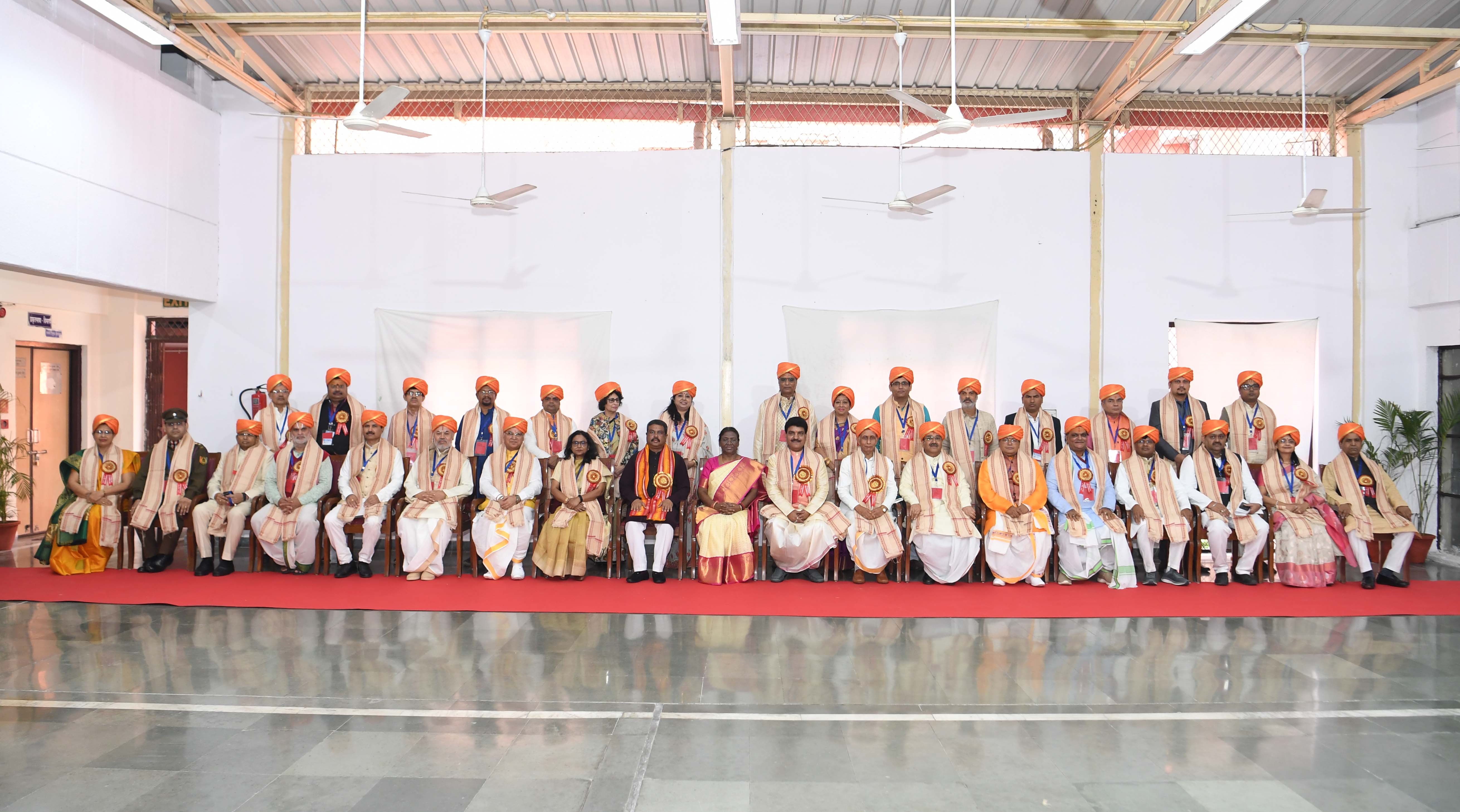 The President of India, Smt Droupadi Murmu graced and addressed the first convocation of Shri Lal Bahadur Shastri National Sanskrit University in New Delhi on December 5, 2023.