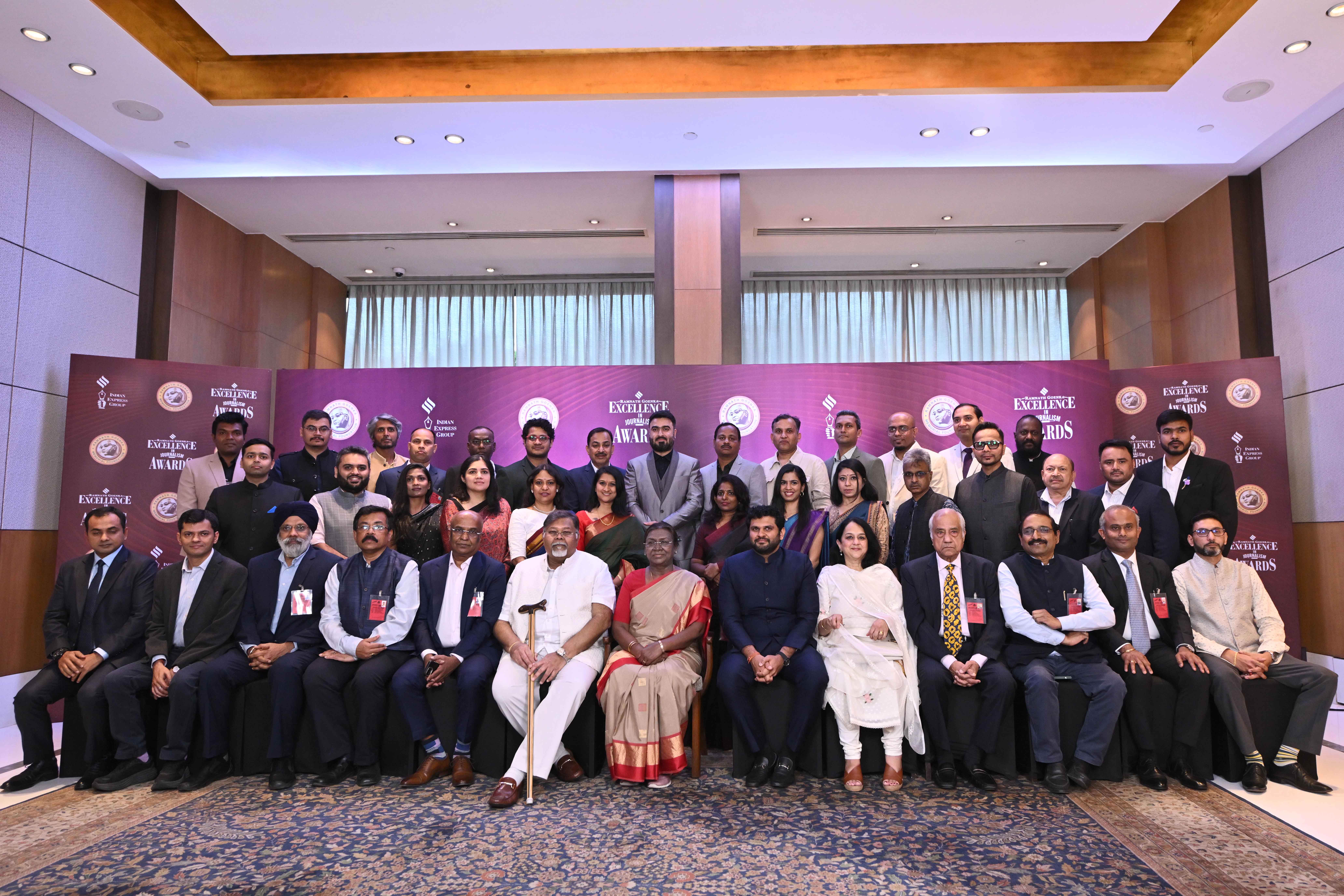 The President of India, Smt Droupadi Murmu presented the 19th Ramnath Goenka Excellence in Journalism Awards at a function held in New Delhi on March 19, 2025.