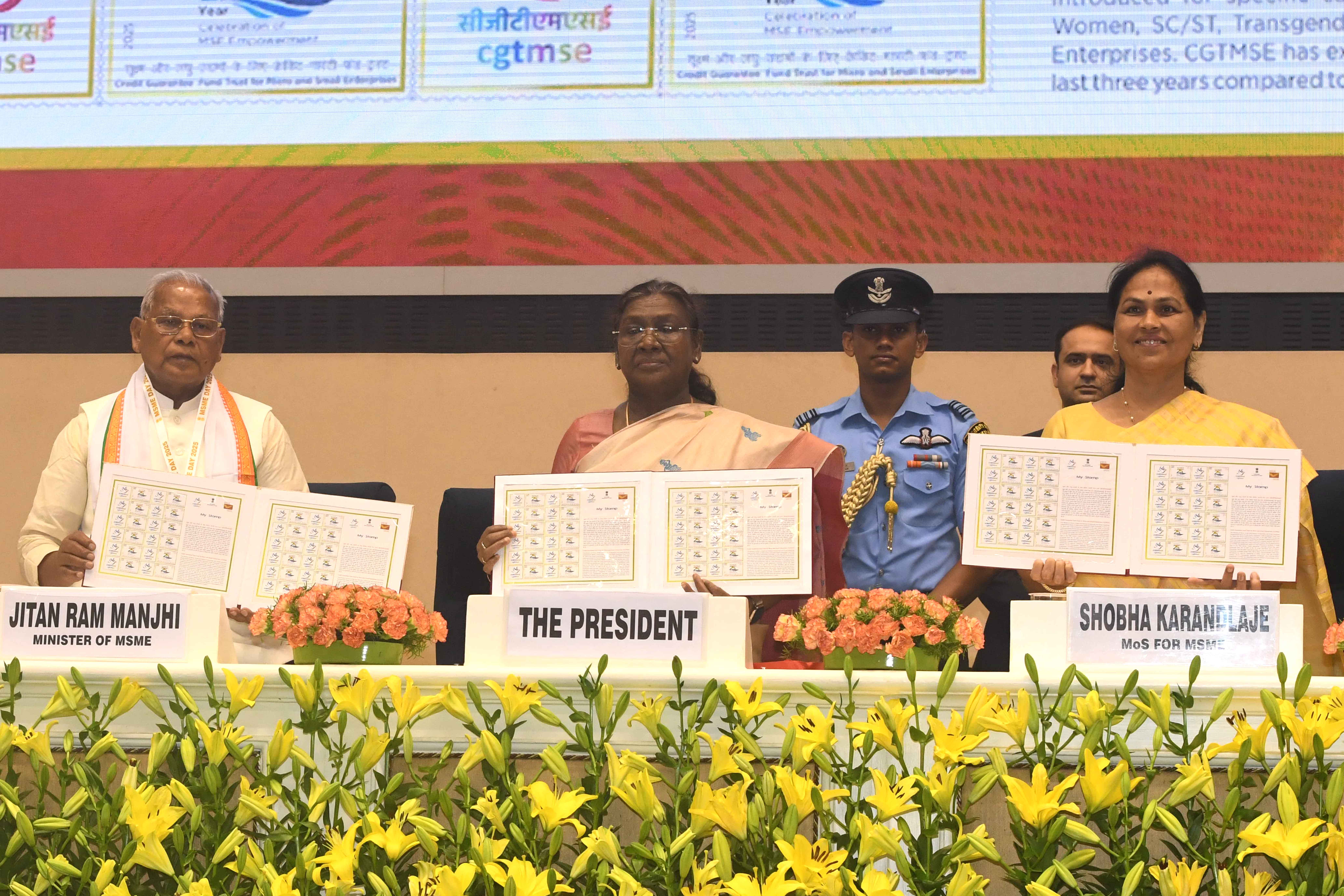 The President of India, Smt Droupadi Murmu graced and addressed the MSME Day celebration in New Delhi on June 27, 2025.