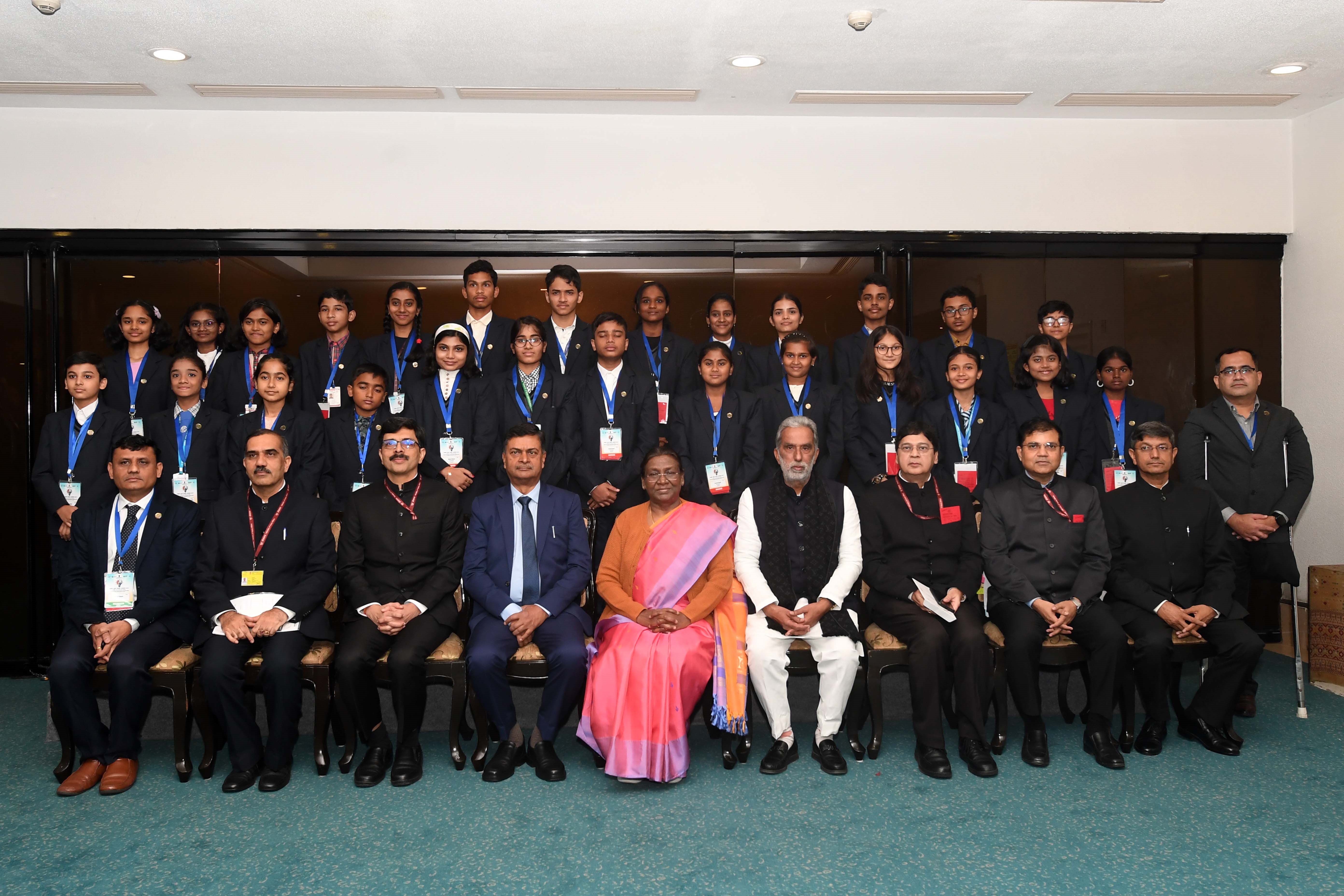  The President of India, Smt Droupadi Murmu presented the National Energy Conservation Awards 2023 and National Painting Competition on Energy Conservation prizes in New Delhi on December 14, 2023 on the occasion of National Energy Conservation Day.