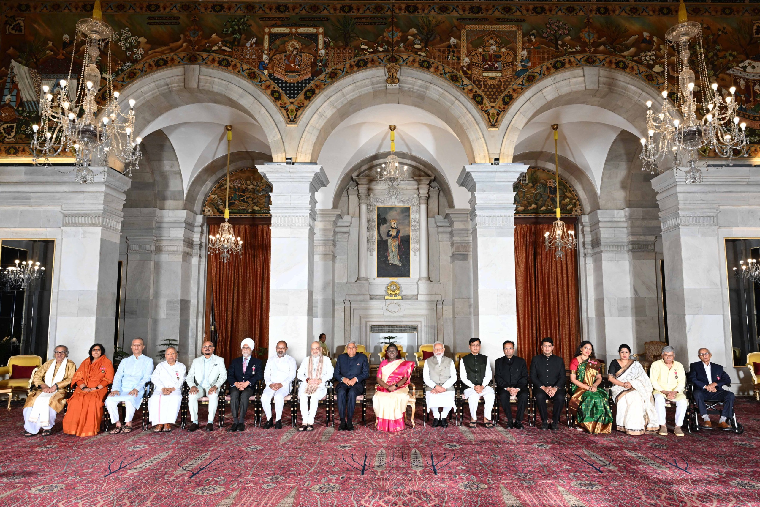 The President of India, Smt Droupadi Murmu presented   Padma Vibhushan, Padma Bhushan and Padma Shri Awards for the year 2025 at the Civil Investiture Ceremony-II held at Rashtrapati Bhavan on May 27, 2025.